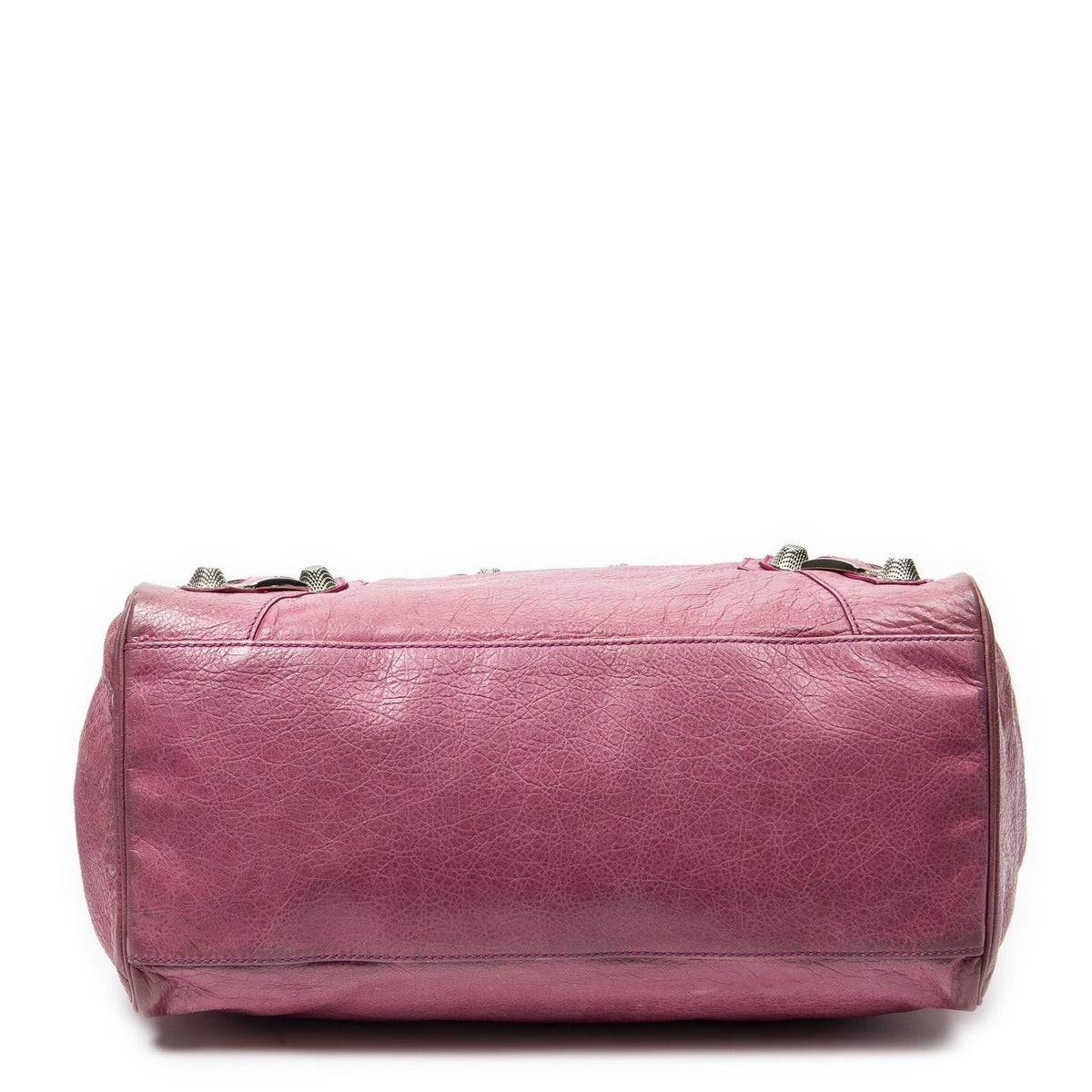 Balenciaga Giant 21 Mid Day Pink Damage Leather Shoulder Bag — view 6
