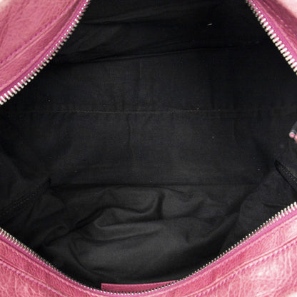 Balenciaga Giant 21 Mid Day Pink Damage Leather Shoulder Bag — view 9