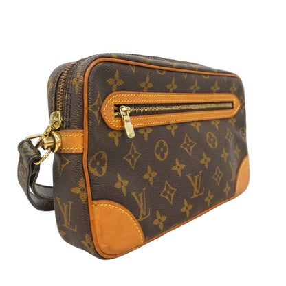 Louis Vuitton Clutch Monogram Marly Dragonne GM Brown — view 2