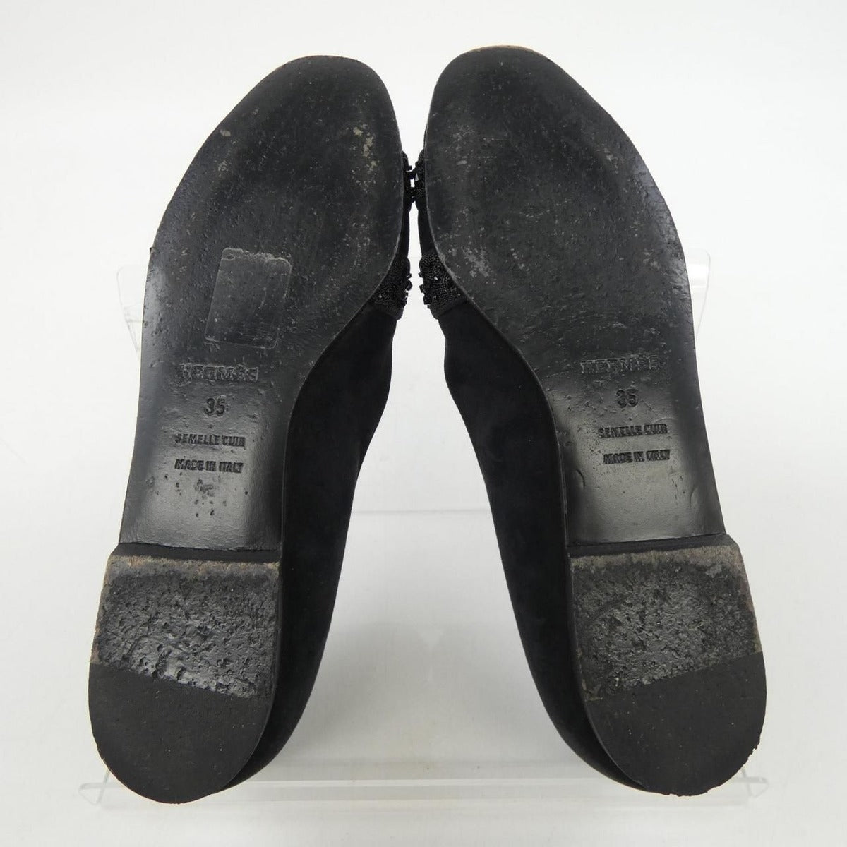 Hermes Flat Size 35 Black Shoes — view 4