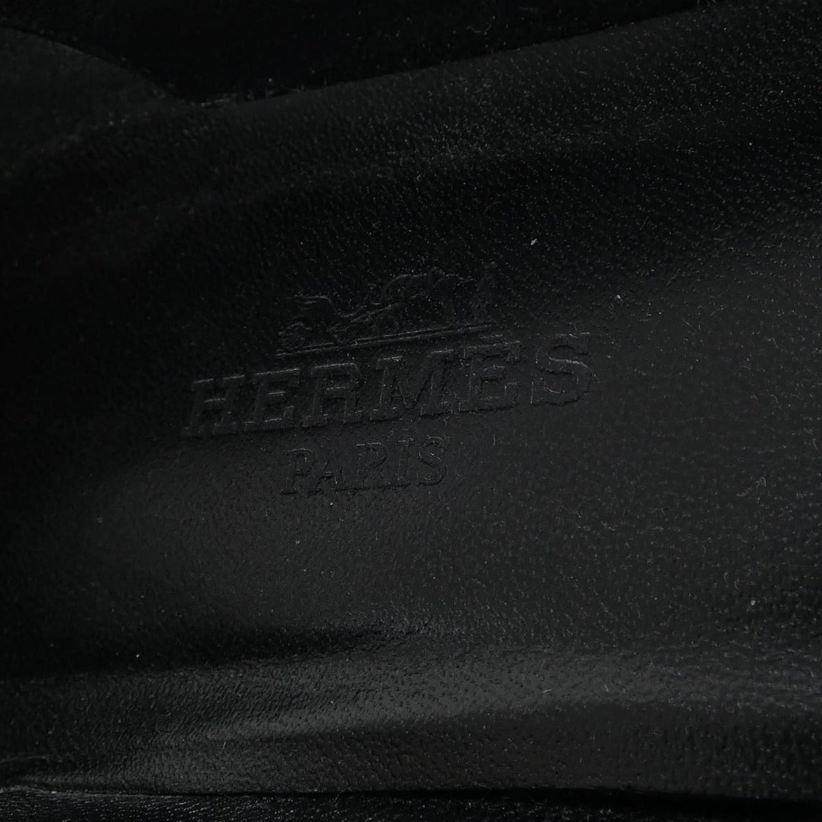 Hermes Flat Size 35 Black Shoes — view 6