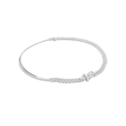 Hermes Necklace Book le Inflexible Silver PM 44