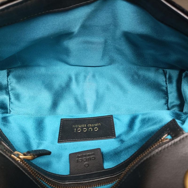 Guccigg Marmont Black Velour 443497 G025329507