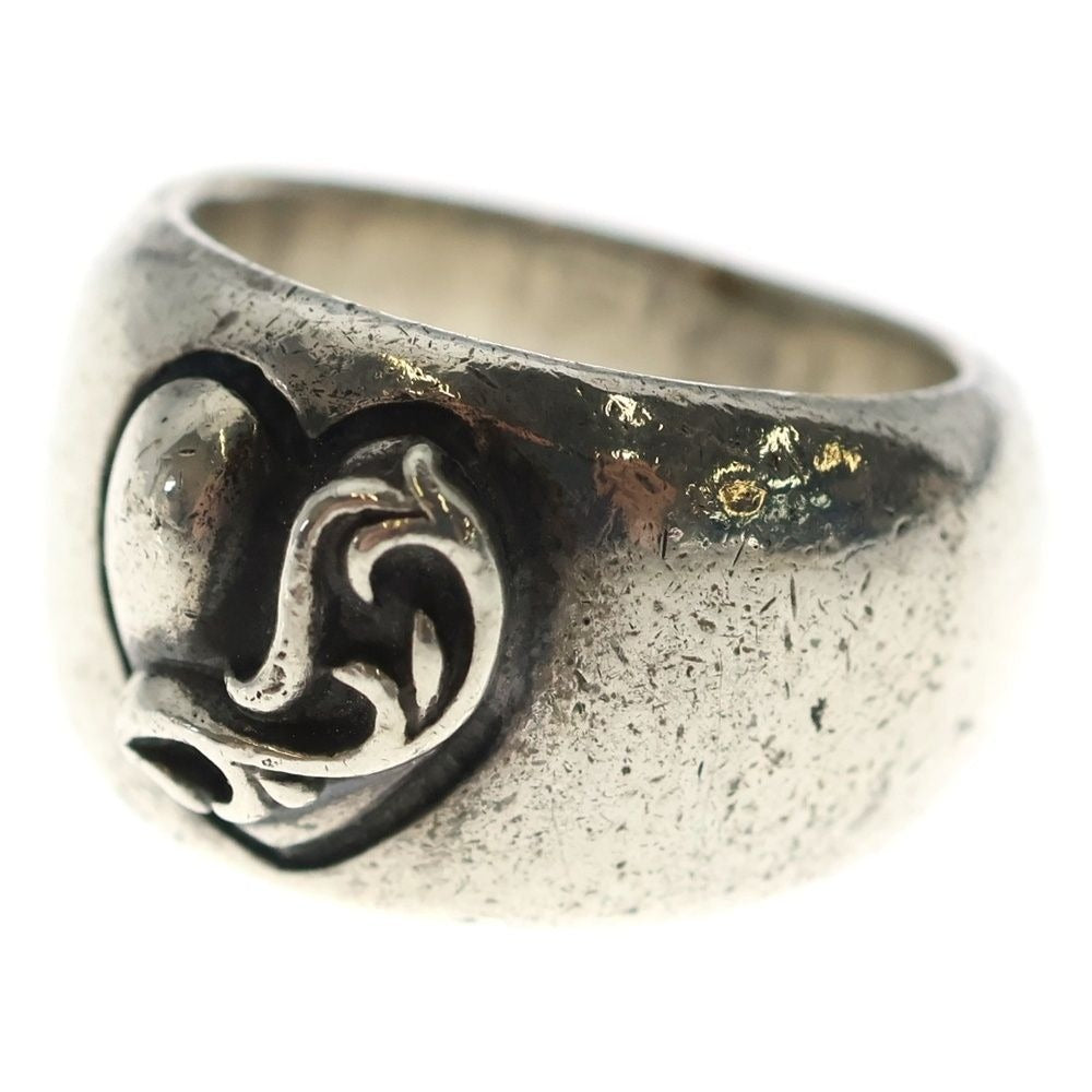 Chrome Hearts Heart in Band Ring Silver
