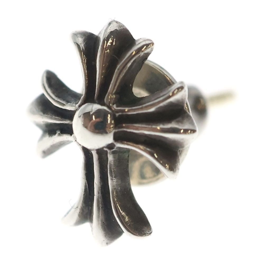 Chrome Hearts No2 CH Crs CH Cross Studs Earrings Silver