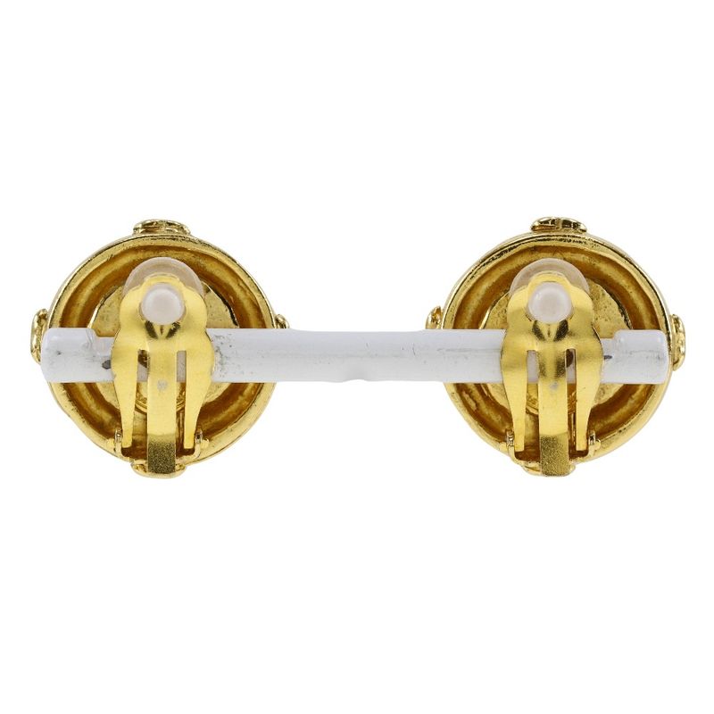 Chanel Coco Mark Vintage Gold Plated Ladies 20.7g Earring