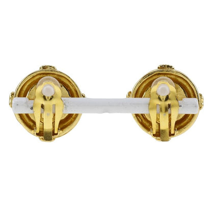 Chanel Coco Mark Vintage Gold Plated Ladies 20.7g Earring