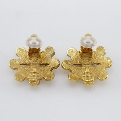 Chanel Coco Mark Vintage Gold Plated 94P Ladies 11.3g Earring