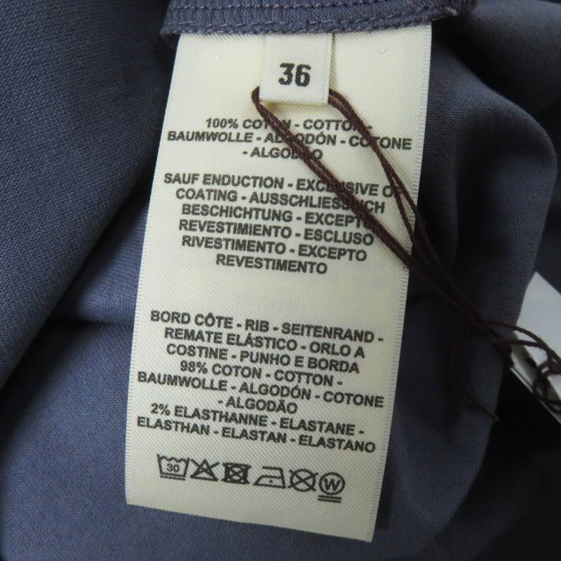 Hermes 24AW 4h4643da Cartouche Mole Gris Nuage Short-sleeved T-shirt 36 Made