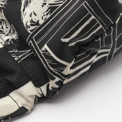 Prada Waist Bag Tessuto Comics Black Nylon Saffiano Leather — view 7