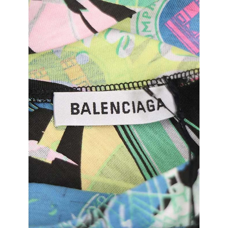 Balenciaga 20 SS City Print Cotton Dress Mix XS — view 3