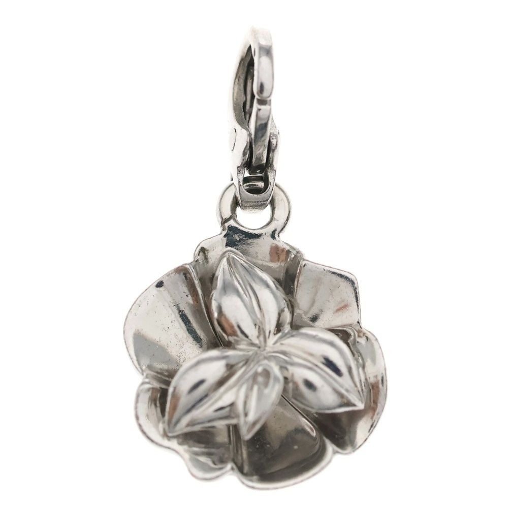 Chanel Camellia Necklace 18k WG White Gold Pendant