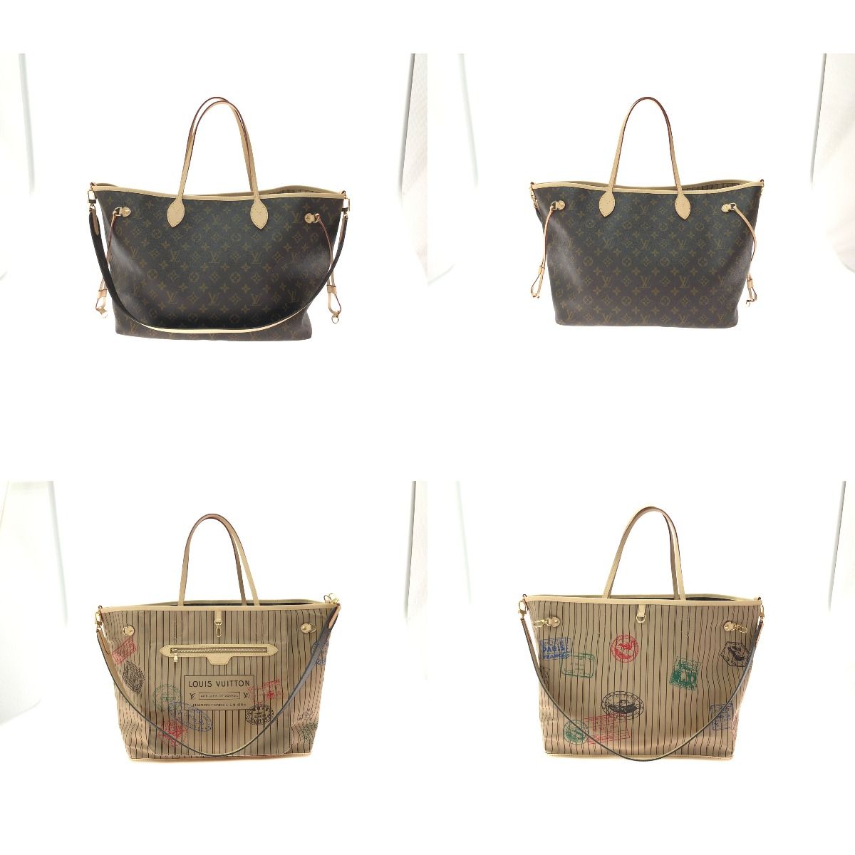 Louis Vuitton Hand Shoulder Bag Reversible Neverfull Inside Out GM