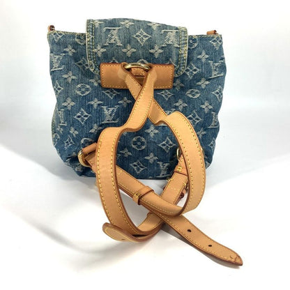 Louis Vuitton Backpack Sac Ado PM M95057 Monogram Denim Canvas Blue