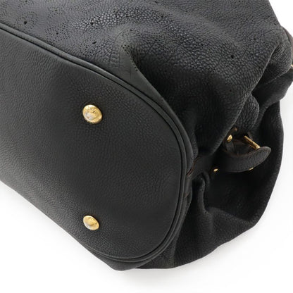 Louis Vuitton Monogram Mahina XL Tote Bag Shoulder Bag Leather Noir Black M95547