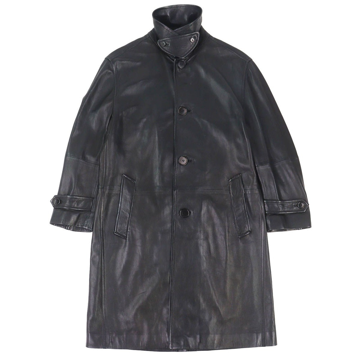 Loewe Anagram Embossed Logo Chin Strap Button Lamb Leather