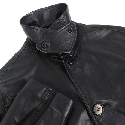 Loewe Anagram Embossed Logo Chin Strap Button Lamb Leather — view 5