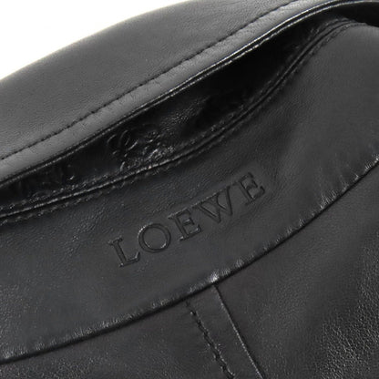 Loewe Anagram Embossed Logo Chin Strap Button Lamb Leather — view 9