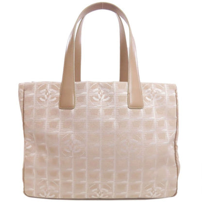 Chanel New Travel Line MM Tote Bag Nylon Jacquard Women