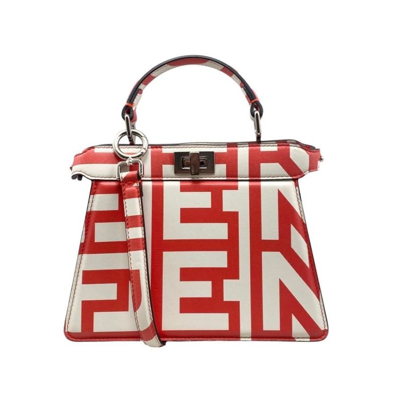 Fendi X Marc Jacobs Handbag Shoulder Bag Peekaboo Iseeu Petit 8bn335 Amwr F1kg1