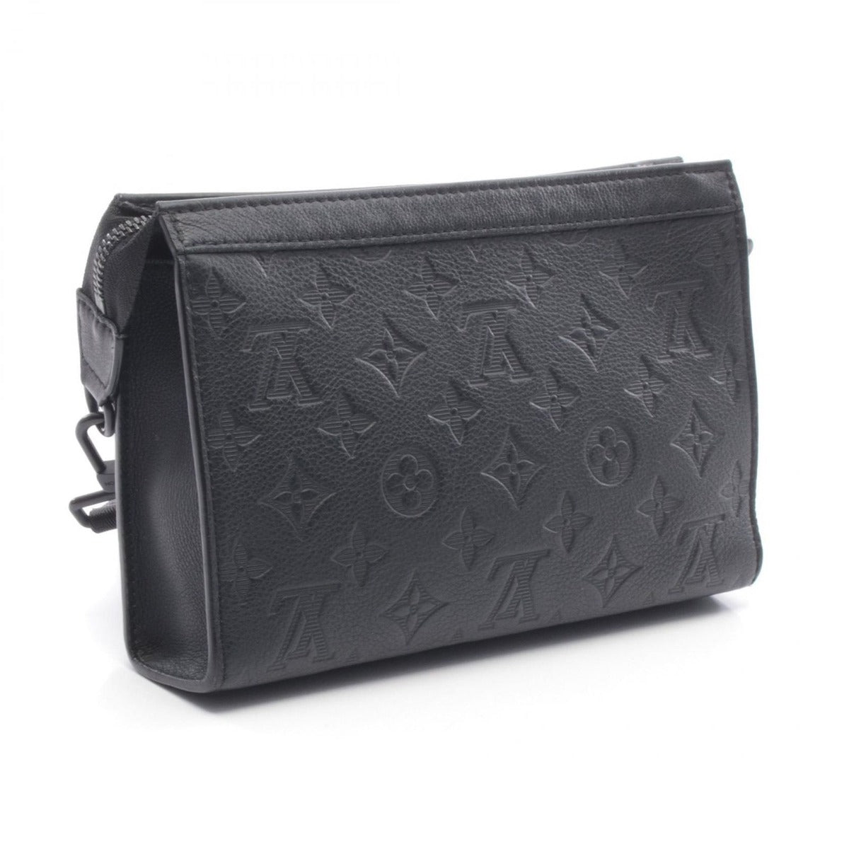 Louis Vuitton Shoulder Bag Gaston Wearable Wallet Noir Black Leather — view 2