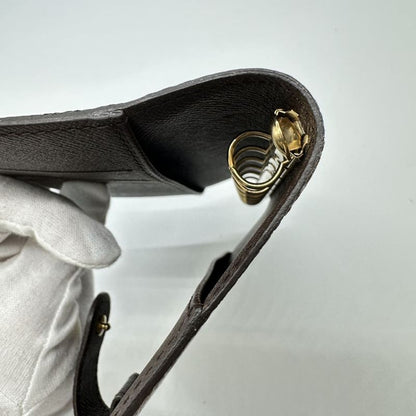 Louis Vuitton R20700 Agenda PM Damier Notebook Case Brown Ladies Men Fashion