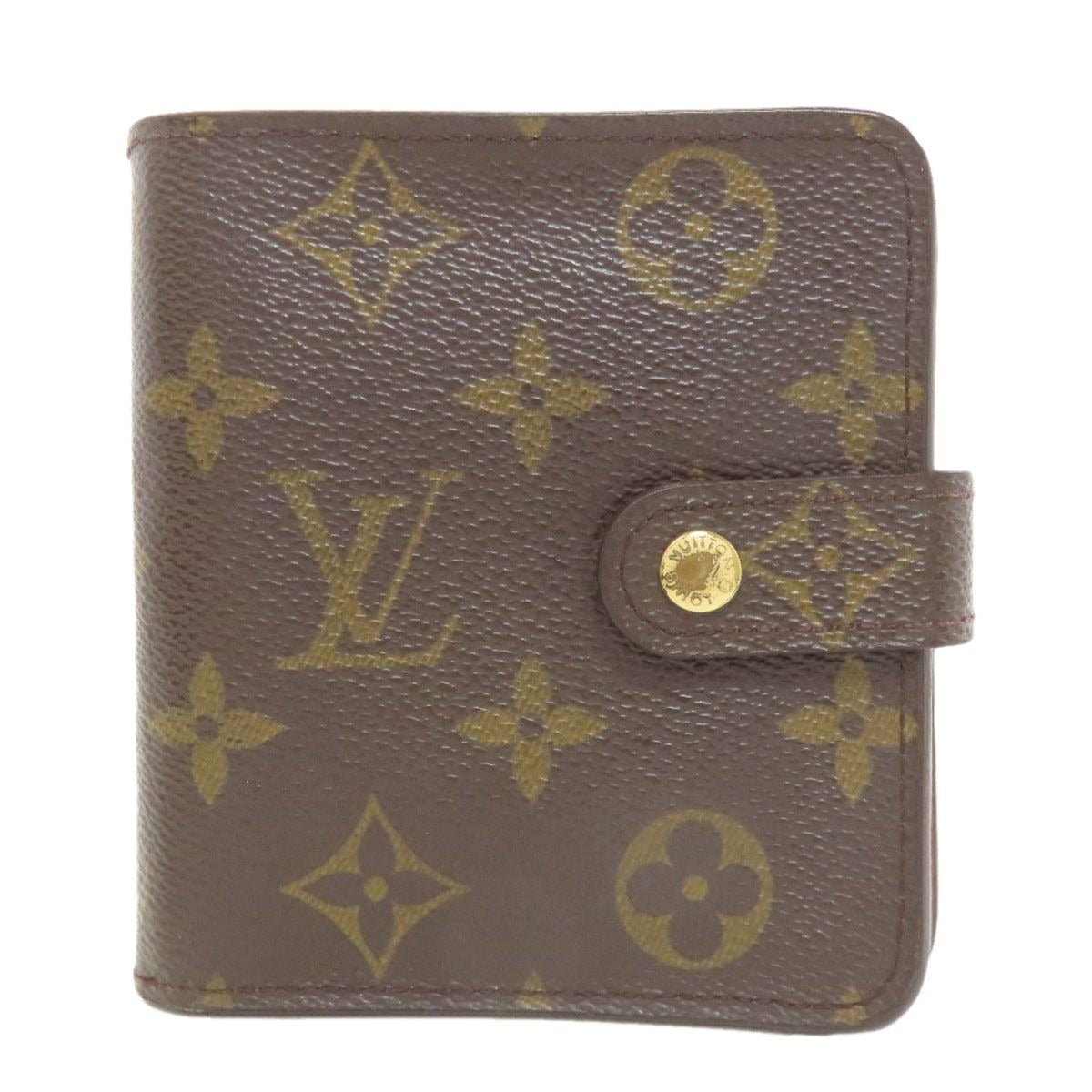 Louis Vuitton Compact Zip Bifold Wallet Monogram