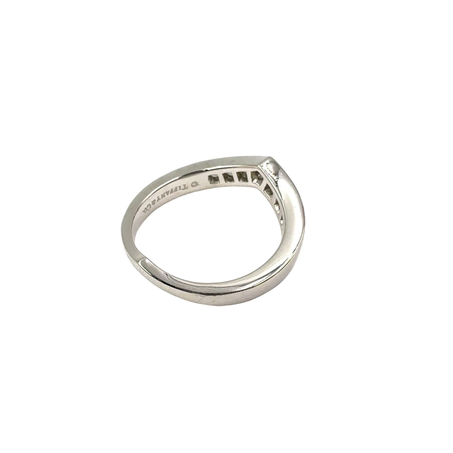 Tiffany & Co Band Platinum Ring — view 2