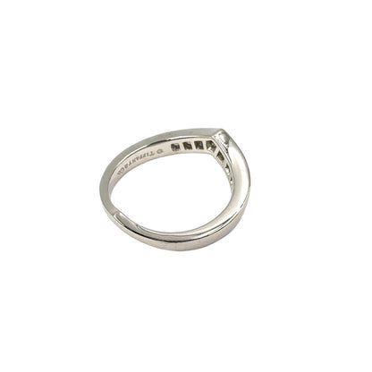 Tiffany & Co Band Platinum Ring — view 2