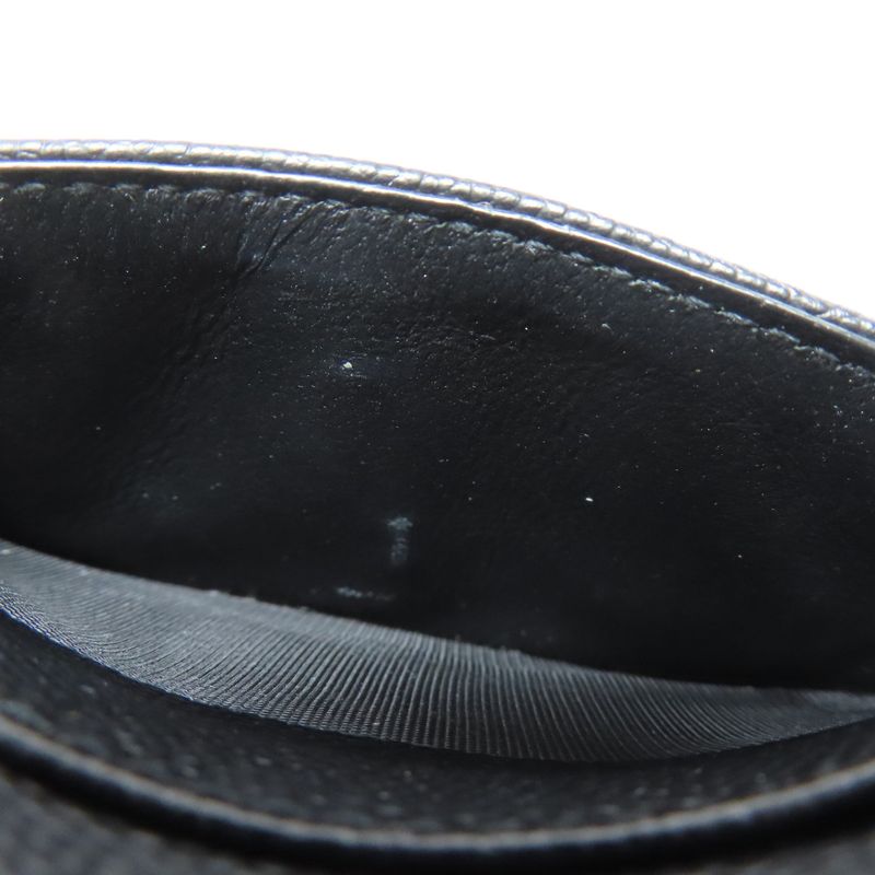 Saint Laurent V-stitch Logo Card Case Calf Women