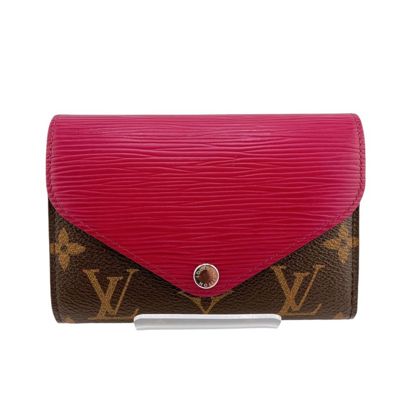Louis Vuitton M60494 Monogram Portefeuille Marillet Compact Trifold Wallet With