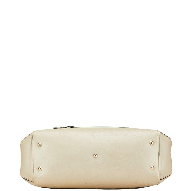 Gucci GG Canvas Mayfair Sherry Line Handbag Shoulder Bag 2WAY 257349 Beige