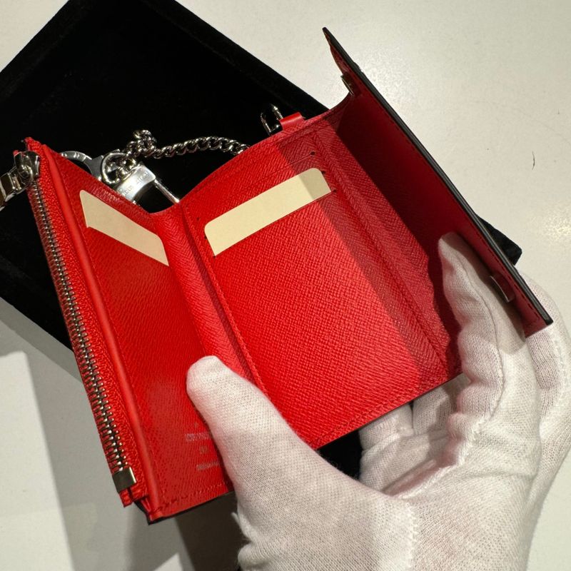 Louis Vuitton X Supreme Sn2147 M67755 19091899252410 Epi Chain Wallet Men Red -