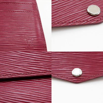 Louis Vuitton Portefeuille Sarah M60580 Epi Leather Fuchsia Pink Ra4138 Ladies