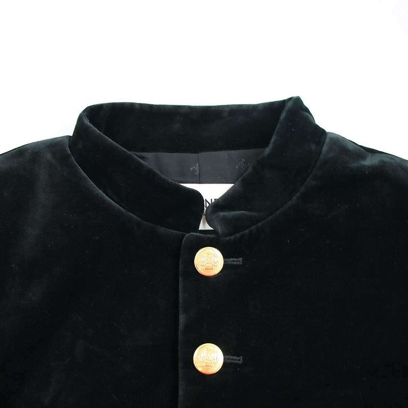 Celine 21aw Chass Eur Jacket Velvet Jacket 2v81d226d Black 40