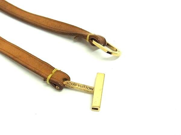 Louis Vuitton Leather Shoulder Strap For Bag Shoulder Crossbody Women Brown