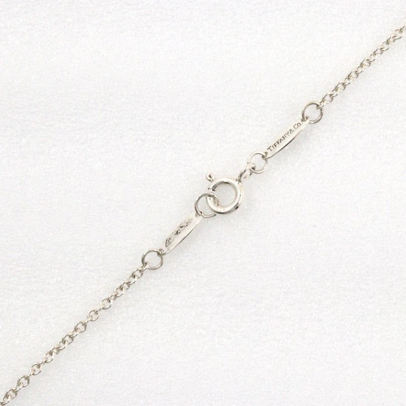 Tiffany & Co Open Heart 22mm (0.87in) Model Silver 925 Ladies 7.1g Necklace