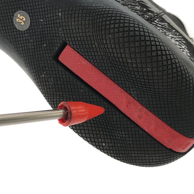 Prada Sport - Enamel Side Gore Short Boots - 35 - Black - Women