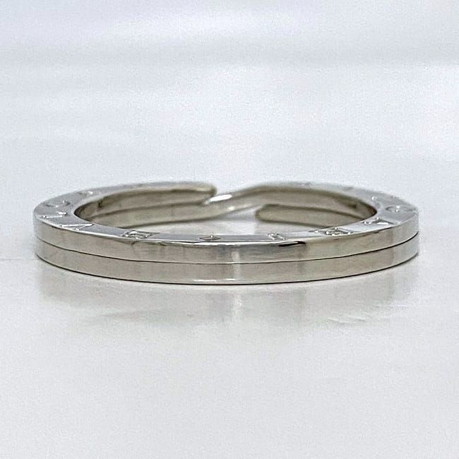 Bulgari Key Ring Silver Logomania Polished Ag 925