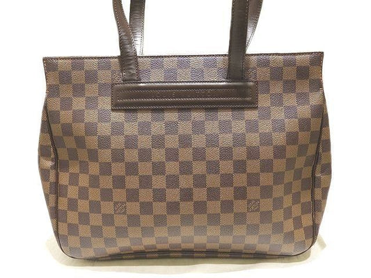 Still Louis Vuitton Tote Bag Paris Ori PM N51123 Damier Ebène Shoulder Bag Semi