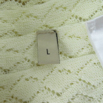 Gucci×adidas 702874 Three Line Cotton Knit Pleated Skirt Ivory L Made In Italy