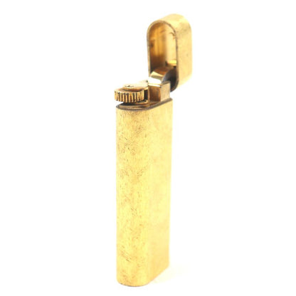 Cartier Oval Roller Gas Lighter Gold With Case Men's Ignition Confirmed