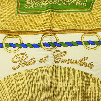 Hermes Scarf Carré 90 Silk Multicolor Fashionable Poste Et Cavalerie Saber