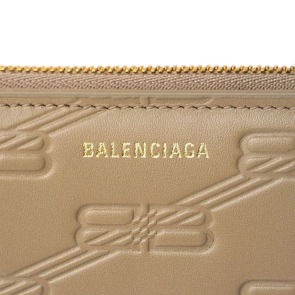 Balenciaga Bifold Wallet In Signature Taupe