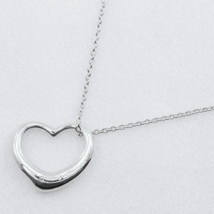Tiffany & Co Open Heart Elsa Peretti 925 Silver Ladies 4.6g Necklace