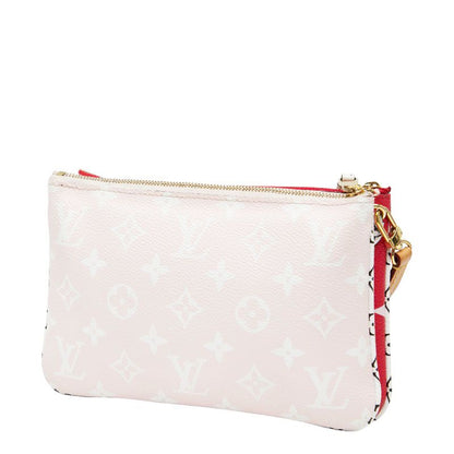 Louis Vuitton Monogram Giant Pochette Double Zip Crossbody Shoulder Bag M67561