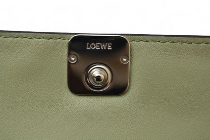 Loewe Wallet Loewe Trifold Mini Wallet Anagram Trifold Green Rosemary