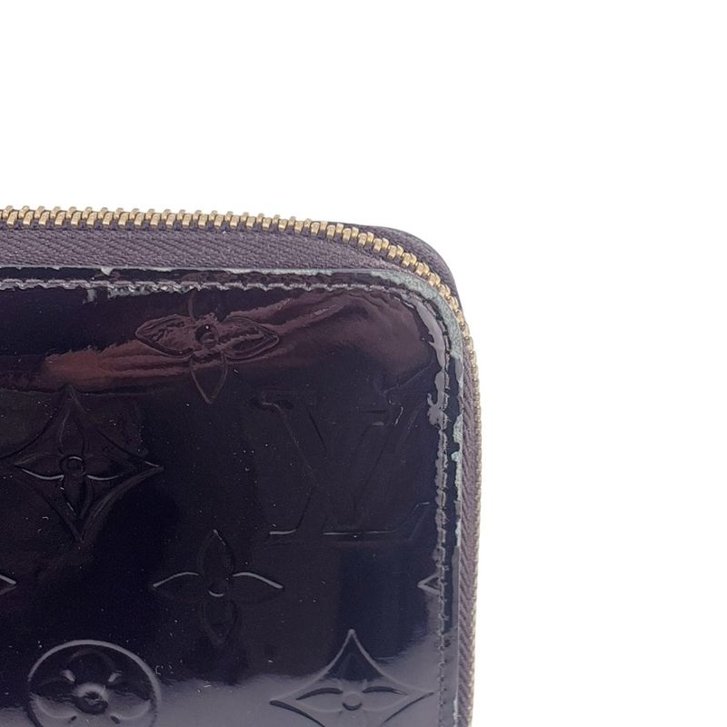 Louis Vuitton M93522 Monogram Vernis Round Zipper Zippy Wallet Long Wallet