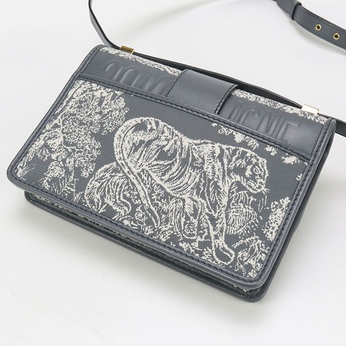 DIOR 30 Montaigne Crossbody Shoulder Bag Jacquard Women's
