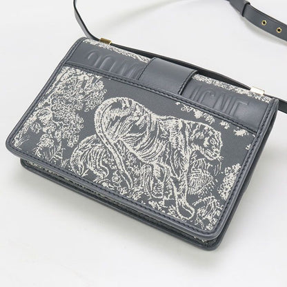DIOR 30 Montaigne Crossbody Shoulder Bag Jacquard Women's